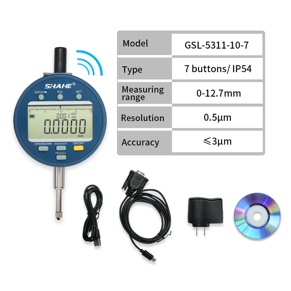 GSL-F5311-7 0.0001带7个按钮的无线数字指示器